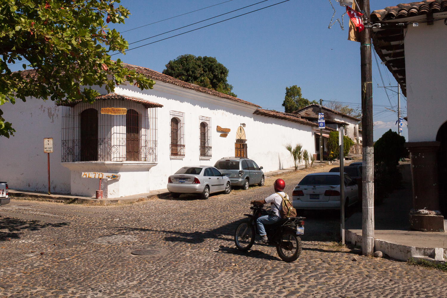 a person on a motorcyle