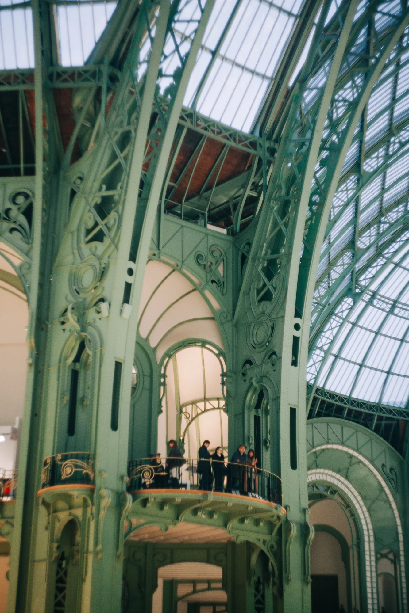 inside the Grand Palais during Paris Photo