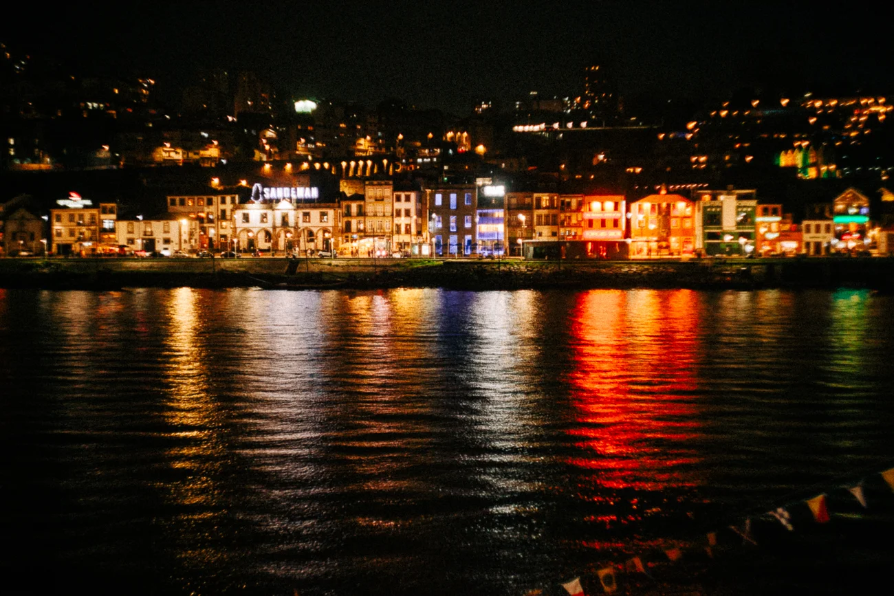 the city lights of porto