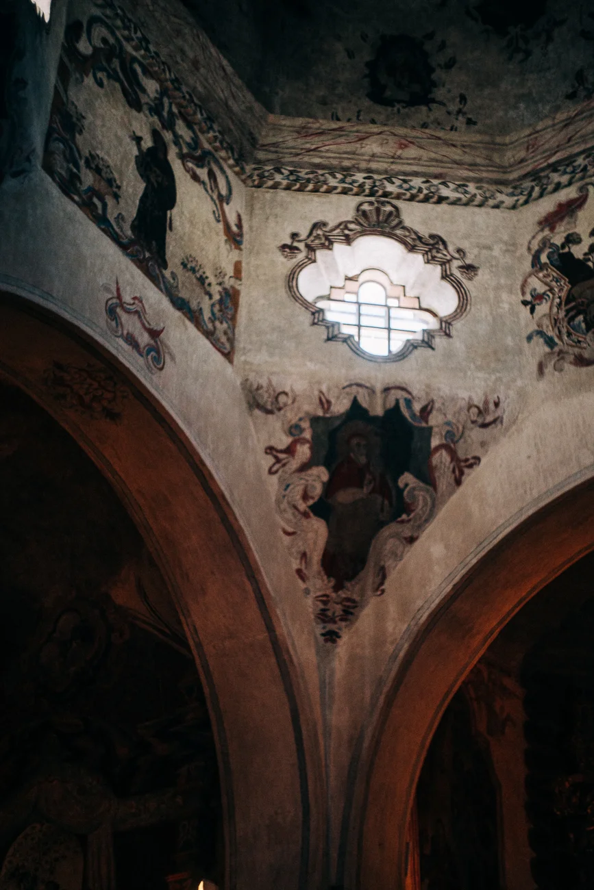 interior of San Xavier