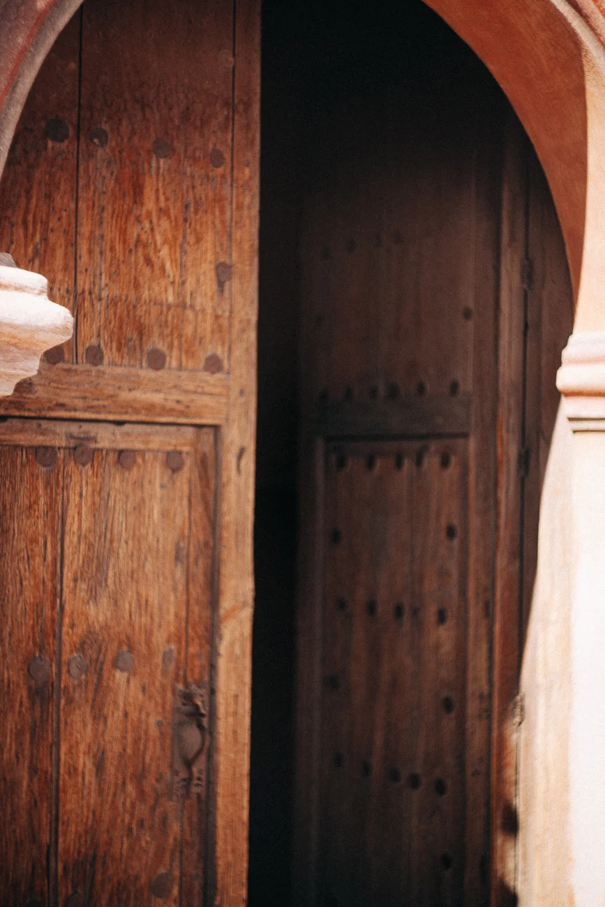 door of San Xavier