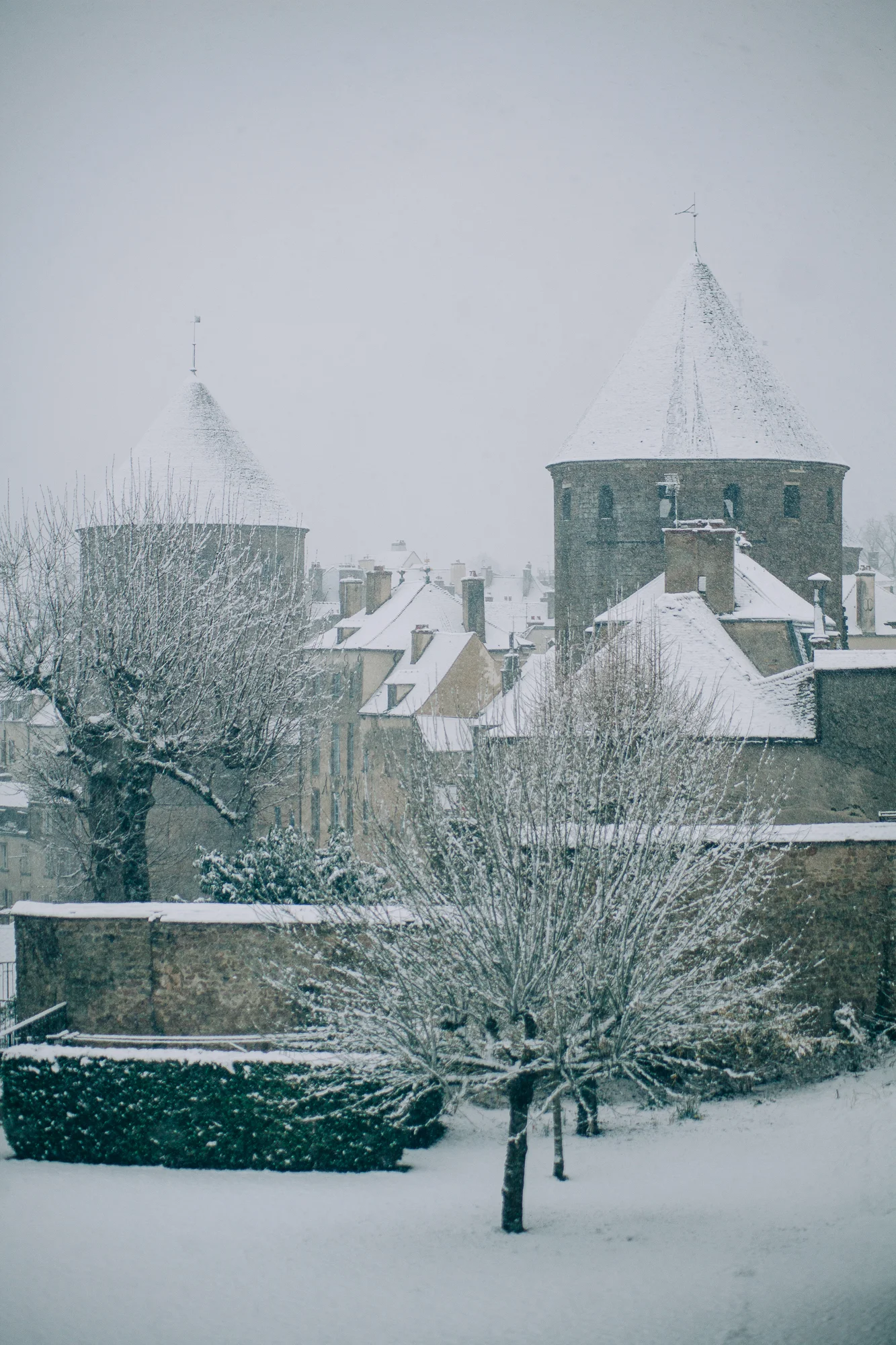 snow day covering the tours