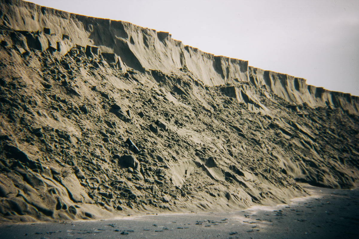 sand cliffs