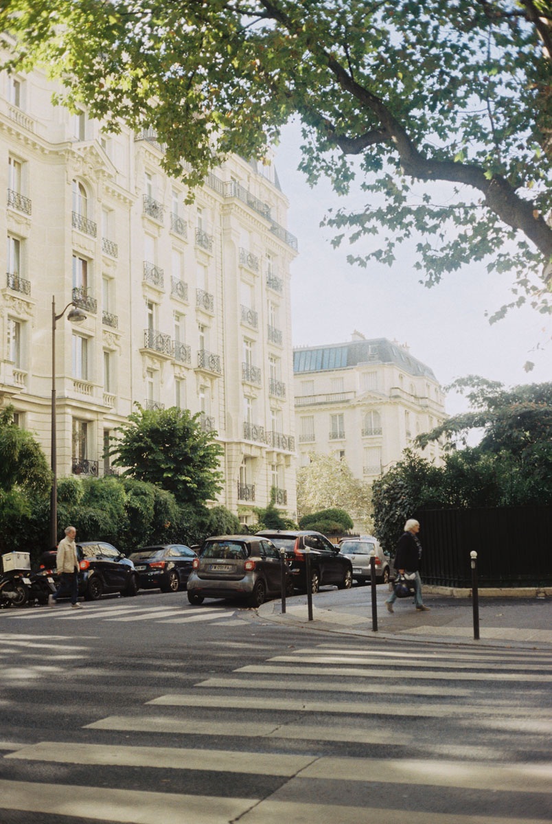 a side street in paris